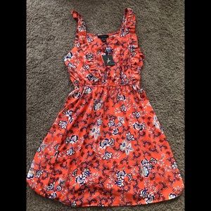 Orange floral sundress NWT
